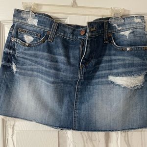 Joe’s Jeans distressed skirt